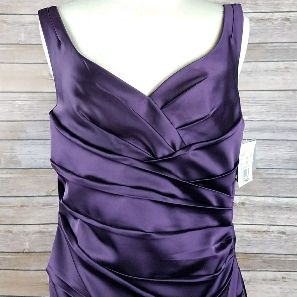 Davids bridal bridesmaid/ prom dress purple size 6
